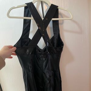 Calvin Klein Elegant Black Evening Dress